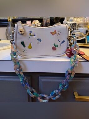 Coach Swinger 20 With Garden Embroidery